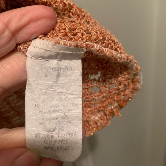 Ces Femme Pink and Gray Leopard Patchwork Boho Peasant Blouse - Picture 4 of 13